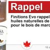 Circulaire Finitions Evo rappelle les huiles naturelles de finition pour le bois de marque Ligna Circulaire Finitions Evo rappelle les huiles naturelles de finition pour le bois de marque Ligna
