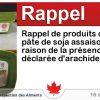 Circulaire Rappel de produits coréens de pâte de soja assaisonnée en raison de la présence non déclarée d’arachides Circulaire Rappel de produits coréens de pâte de soja assaisonnée en raison de la présence non déclarée d’arachides