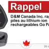 Circulaire D&M Canada Inc. rappelle les piles au lithium-ion rechargeables Go Pack HEOS1 Circulaire D&M Canada Inc. rappelle les piles au lithium-ion rechargeables Go Pack HEOS1