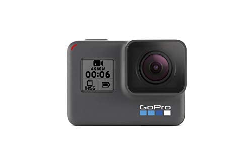 GoPro HERO6 Noir Black Caméra Numérique imperméable pour Voyage avec Écran Tactile 4K HD Video 12MP Photos