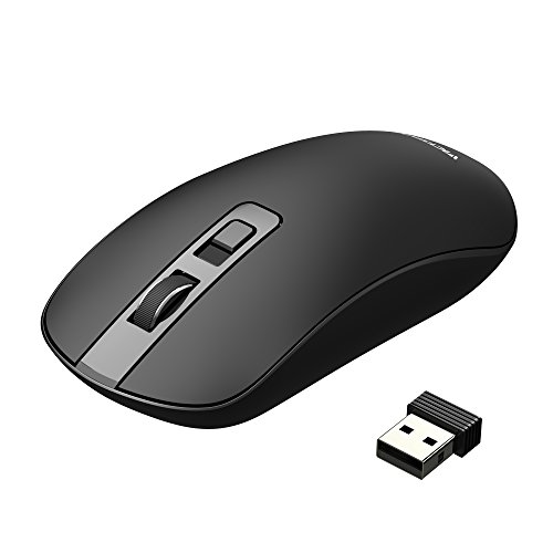 Souris sans fil VicTsing ultra-mince Noir