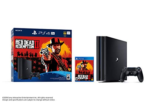 Console PlayStation Ensemble PS4 Pro du jeu Red Dead Redemption 2