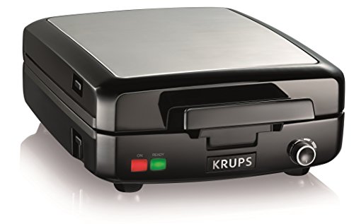 Gaufrier Belge à Température Réglable KRUPS avec Plaques Amovibles - GQ502D
