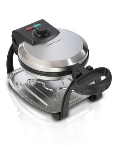 Gaufrier de Style Belge Hamilton Beach,  en Acier Inoxydable - Modèle 26010C