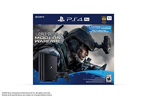 Ensemble Console PS4 Pro 1To avec jeu Call of Duty: Modern Warfare