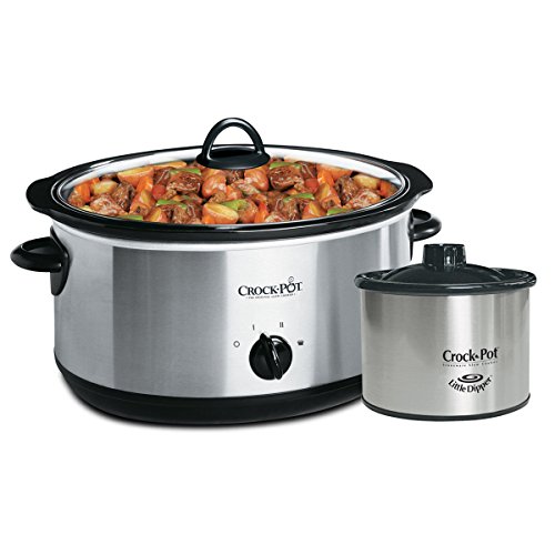 Mijoteuse Crock-Pot 8 Pintes Little Dipper, Acier Inoxydable - Modèle SCV803SS-033