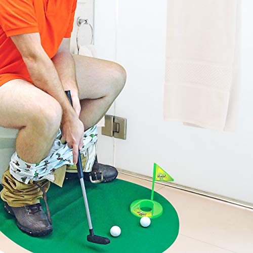 Jeu de Mini-putt pour les Toilettes Potty Putter - 5