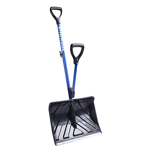 Pelle à neige Snow Joe anti-mal de dos à mécanisme de manche à ressort