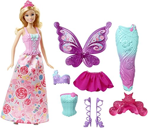 Barbie Robe de Conte de Fée Dreamtopia Sirène Princesse