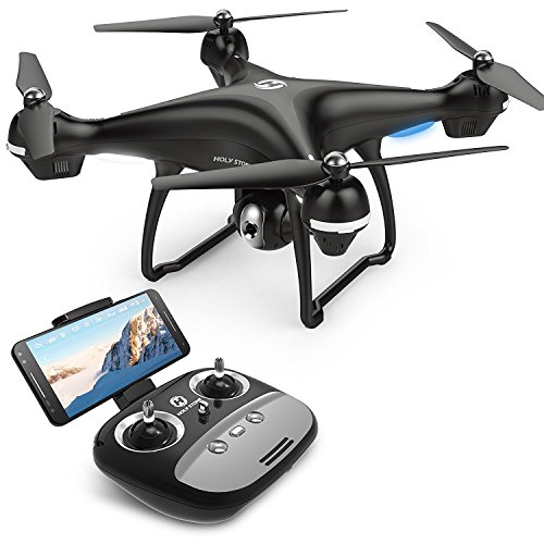 Drône Holy Stone HS100 avec Caméra HD 1080P 120°Grand Angle WiFi FPV,GPS Retour à La Maison,Maintien de l'altitude