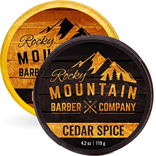 Savon pour Homme 100% Naturel Épice de Cèdre et Birchwood Rocky Mountain Barber Company