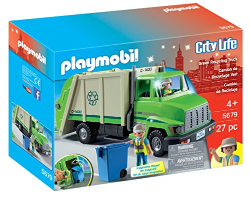 Camion Recyclage Vert Playmobil Ensemble de Jeu 5679