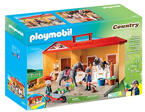 Écurie Chevaux Transportable 2 Enclos Playmobil - 5671