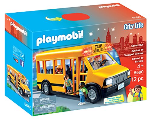 Ensemble Autobus Transport Scolaire École Playmobil - 5680 Écoliers