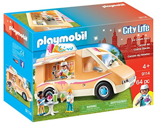 Ensemble de Construction de Camion à Crème Glacée Playmobil