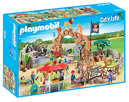 Ensemble Grand ZOO Playmobil - 6634 Animaux et de Nombreux Accessoires