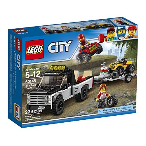 Super Équipe de Course Tout-Terrains Camion Pickup LEGO City - 60148 - 239 Pièces