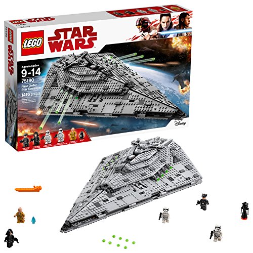 LEGO Star Wars Croiseur Premier Ordre Star Destroyer First Order 75190 - 1416 Pièces