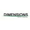 Logo Dimensions Portes et Fenêtres