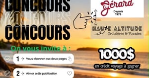 Concours Haute Altitude,Croisières & Voyages,par Julie Boucher
