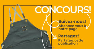 Concours Gagnez un tablier en coton épais avec sangles ajustable! Concours Coop Zone • Matériel d'artiste