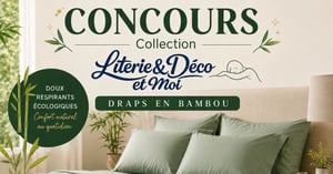 Concours Gagnez un ensemble de draps en 100 % rayonne de bambou de la collection Literie Déco et Moi! Concours Literie & Déco et moi
