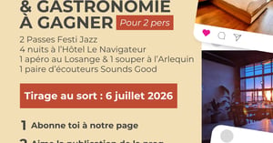 Concours Gagnez une expérience exceptionnelle au Festi Jazz international de Rimouski! Concours Festi Jazz international de Rimouski