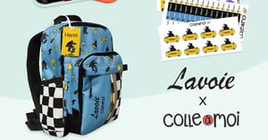 Concours Gagnez un ensemble d'étiquettes pour la rentrée, une boîte à lunch bento et un sac à dos de Sac Lavoie! Concours Colle à moi