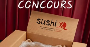 Concours Gagnez une carte-cadeau de 50$ chez Sushi X! Concours Sushi X