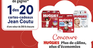 Concours Jean Coutu Gagnez l'une des vingt cartes-cadeaux Jean Coutu de 250$! Concours Jean Coutu
