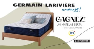 Concours Gagnez un matelas Queen Serta !