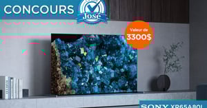 Concours Gagnez un téléviseur 65 pouces OLED de Sony d'une valeur de 3300$!