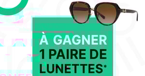 Concours Gagnez une paire de lunettes Coach !