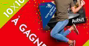Concours Gagnez l'une des 10 cartes cadeaux de 100$ Distribution alimentaire Aubut!