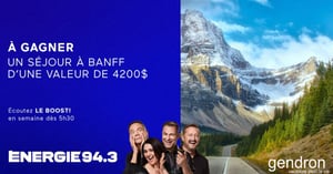 Concours Energie 94,3 - Un voyage à Banff vous attend ! Concours Energie 94.3 (Montréal)