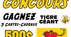 Concours Tigre Géant