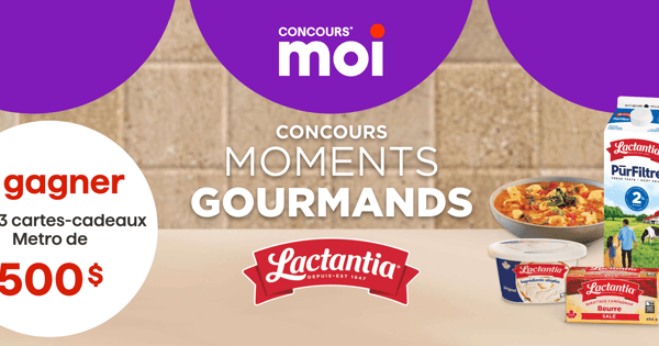 Concours Metro Gagnez l'une des trois cartes-cadeaux de 500$!