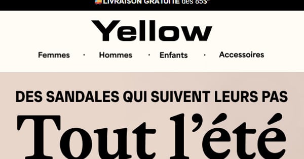 Des sandales qui suivent leurs pas tout l'été