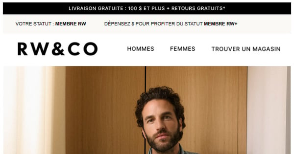 En ligne seulement : jeans à 45,90$