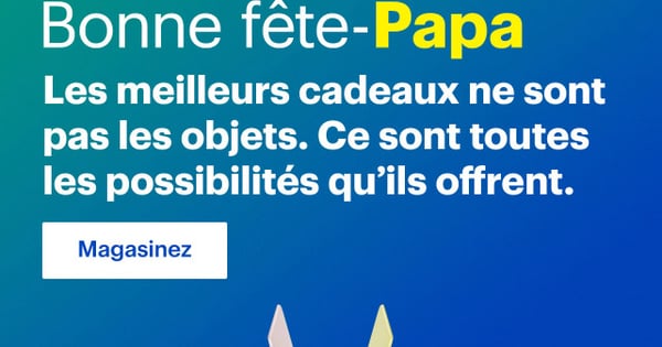 Des cadeaux d'Apple que papa va adorer.