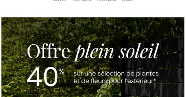 40% pour passer en mode été!