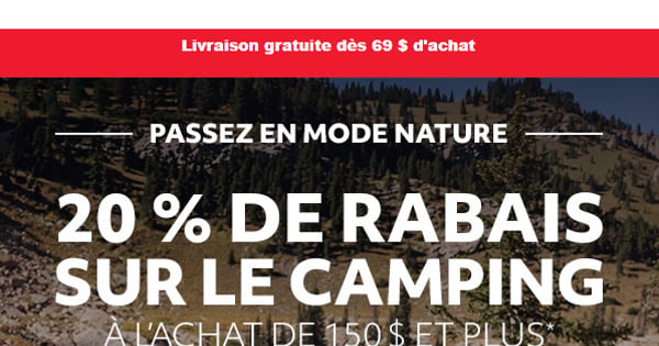 Votre équipement pour le camping