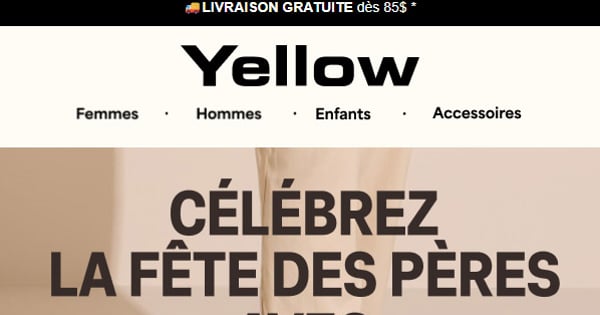 Super offre: 20% de rabais pour papa!