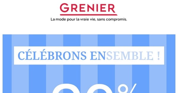 C’est reparti : 20 % à 50 % sur TOUT !