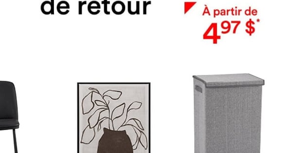 20 % de rabais sur tout. Maintenant.