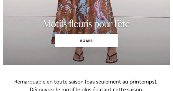 Nos nouvelles robes fleuries