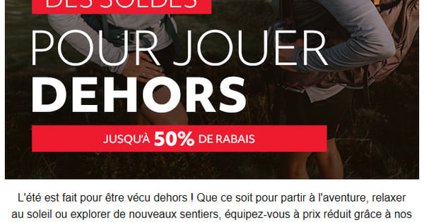 On lance les Soldes pour jouer dehors !