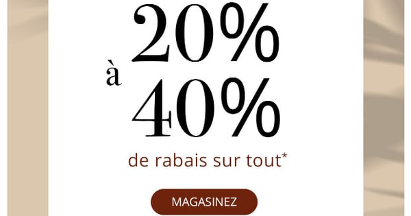 Vos tenues d’été, à prix léger