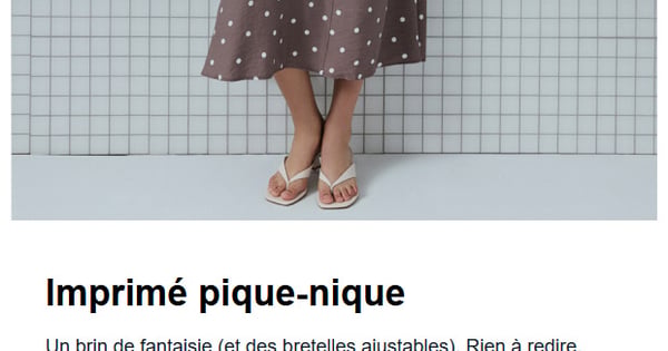 Pas de panique. Les robes sont là