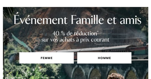 Économisez 40 % sur des modèles conçus pour les petites escapades et les grands voyages.